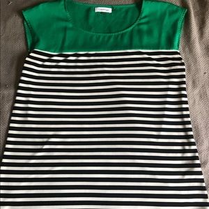 Large Stripped Calvin Klein Blouse